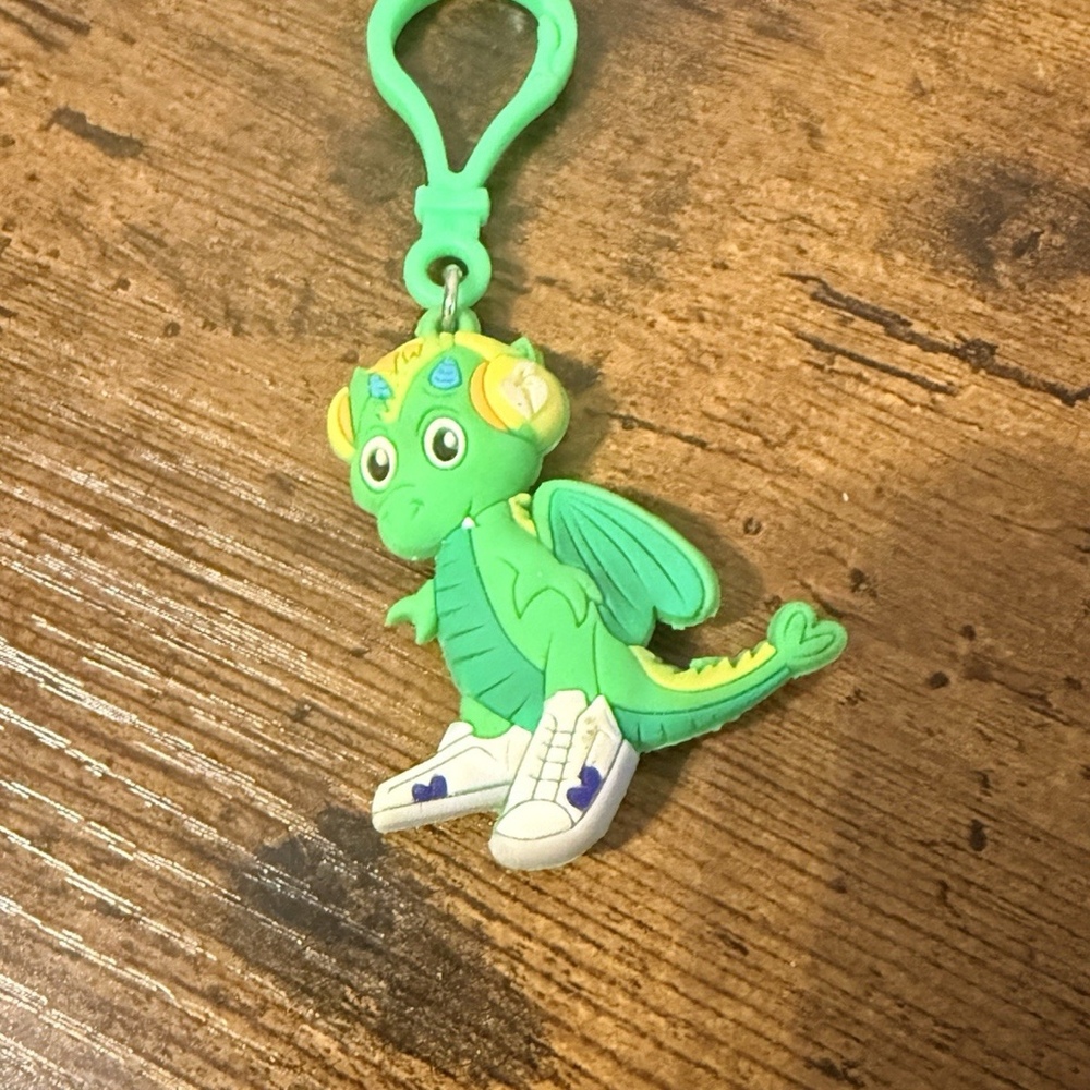 Kids Heart Challenge 2022 Marley Dragon Character Rubber Keychain Bag Charm